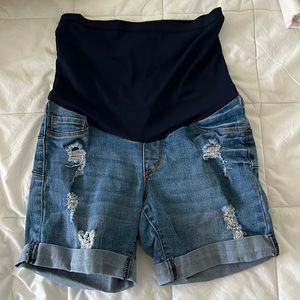 Womens maternity shorts